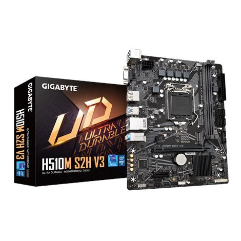 Gigabyte | H510M S2H V3 1.0 M/B | Processor family Intel | Processor socket LGA1200 | DDR4 DIMM | Memory slots 2 | Supported ha